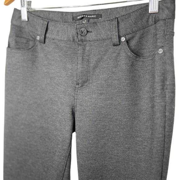 Andrew Marc Chino Dress Pants Women's Dark Gray Black Blend Stretch Mid Size 4 - Picture 7 of 9